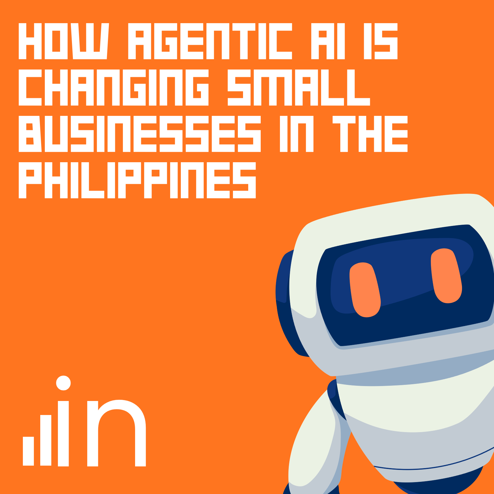 Cover graphic about agentic AI for Philippine small businesses